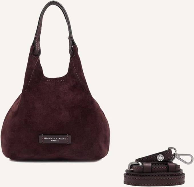 Gianni Chiarini Dua Bs 9798 Schoudertassen Dames - Bordeaux - Maat ONESIZE