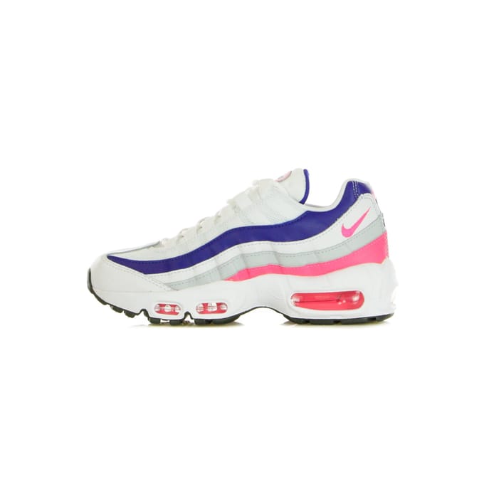 W Air Max 95 Lage damesschoen wit/hyperroze/concord/puur platina