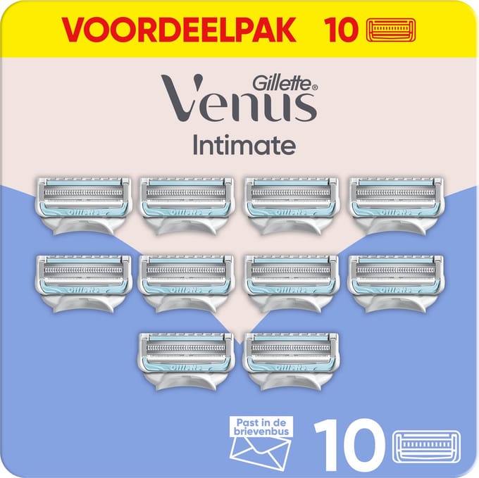 Gillette Venus Intimate voor de intieme zone - 10 Scheermesjes