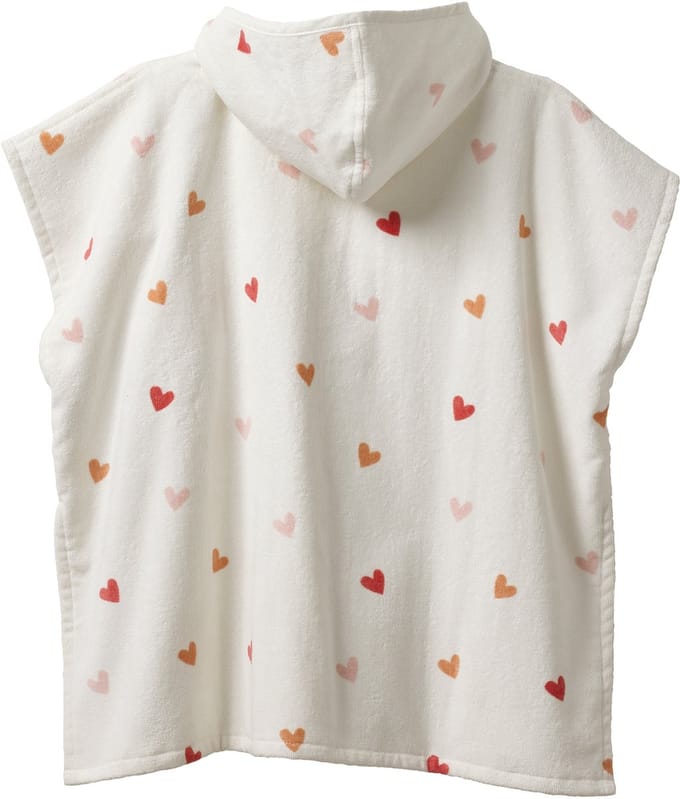 Vertbaudet badponcho voor kinderen COEURS, met gerecycled katoen