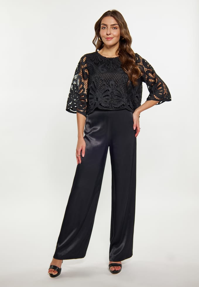 Faina Blouse Dames zwart