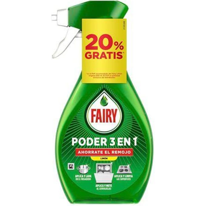 Krachtige 3-in-1 Afwas Spray Niet-Afdroog 500 ml