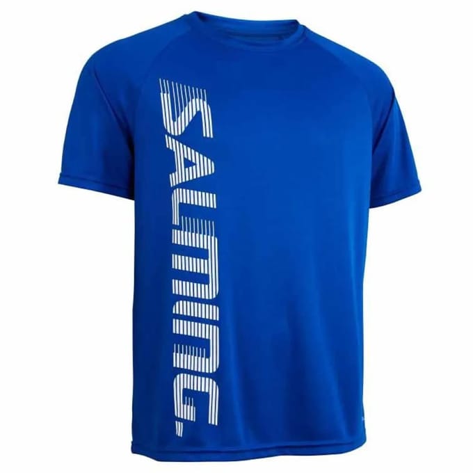 Salming Training 2.0 T-shirt Met Korte Mouwen Blauw 14 Years Kinderen