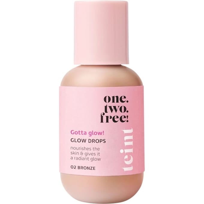 One.two.free! Gezichtsverzorging Glow Drops Hydraterend serum Dames 30 ml