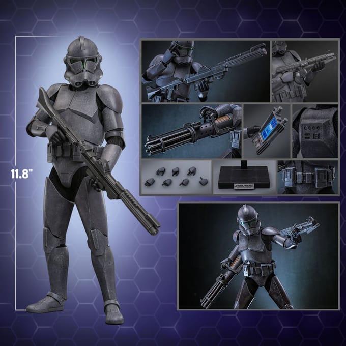 Hot Toys Star Wars Elite Squad Trooper 1/6th Scale Collectible Figure (30cm)