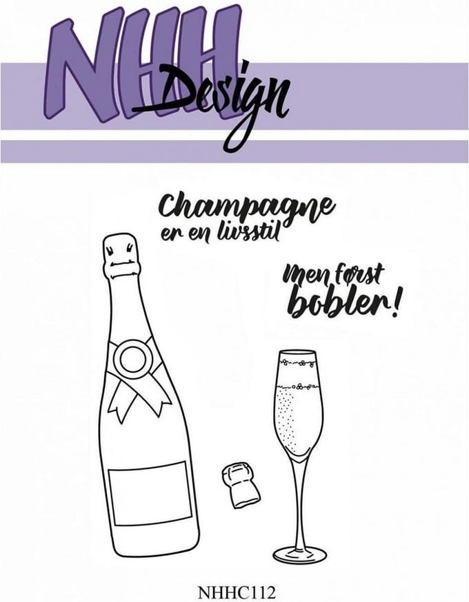 Nellie Snellen NHH Design Clear Stamp Champagne