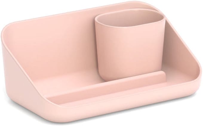 Ekobo - Bureau organizer - Compact ontwerp - Milieuvriendelijk - roze