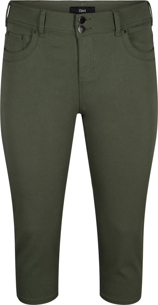 ZIZZI VGRETHA, KNICKERS Dames Broek - Green - Maat 44