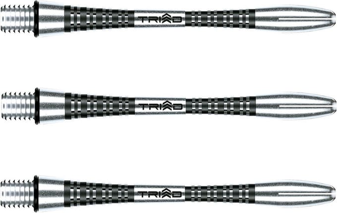 Triade Aluminium Shafts Zwart - Set van 3 Dart Assen