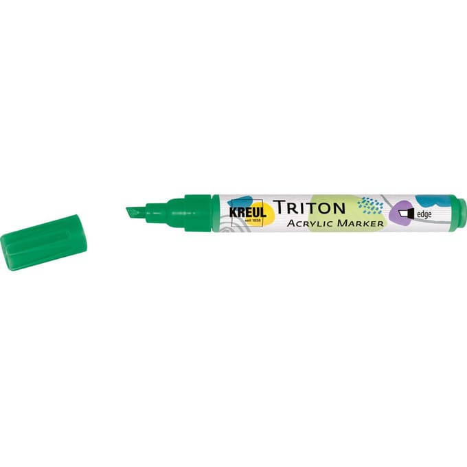 KREUL Triton Acryl Marker "edge" - Permanent-Groen