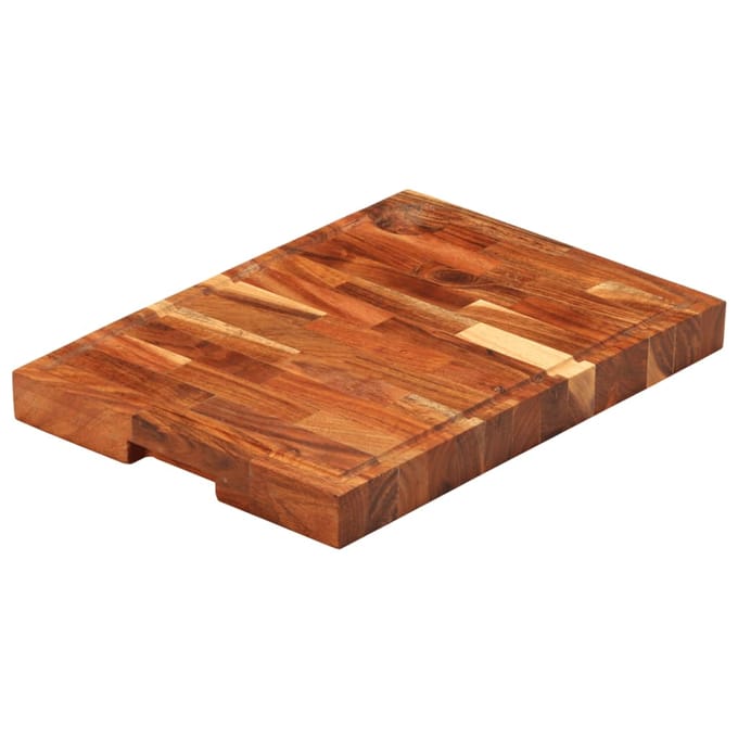 vidaXL - Hakblok - 42x30x4 - cm - massief - acaciahout