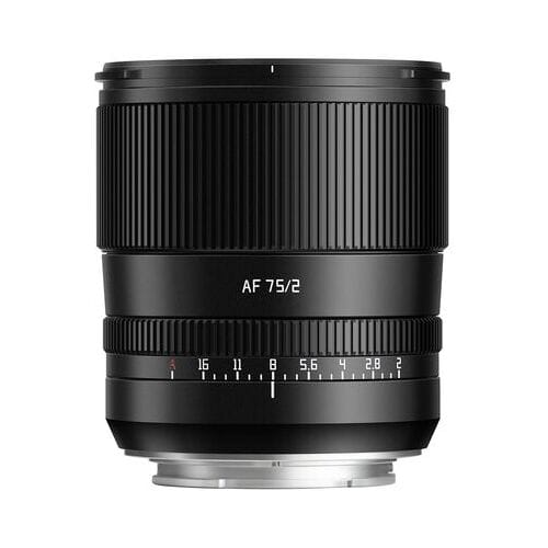 TTArtisan AF 75mm f/2  L-mount zwart