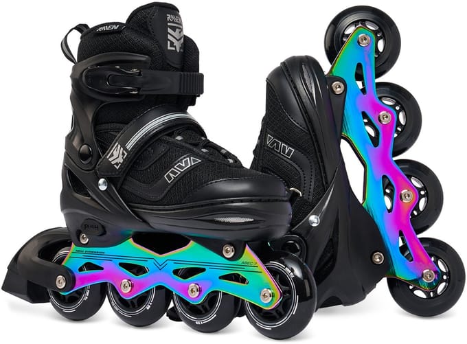 RAVEN Drill Neo Chrome Verstelbare Skeelers 30-33