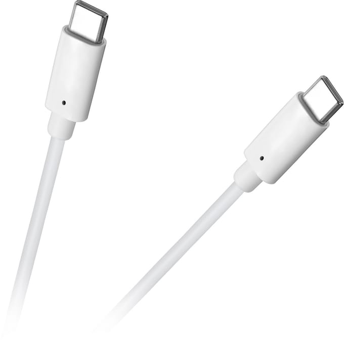 Cabletech - Kabel USB-C naar USB-C - 150 cm - Wit