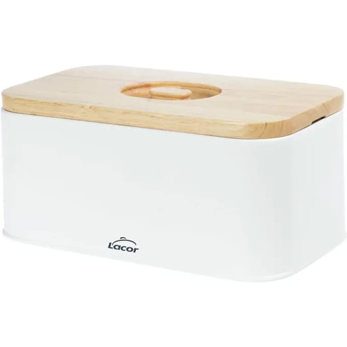 Plat houten broodmandje Lacor