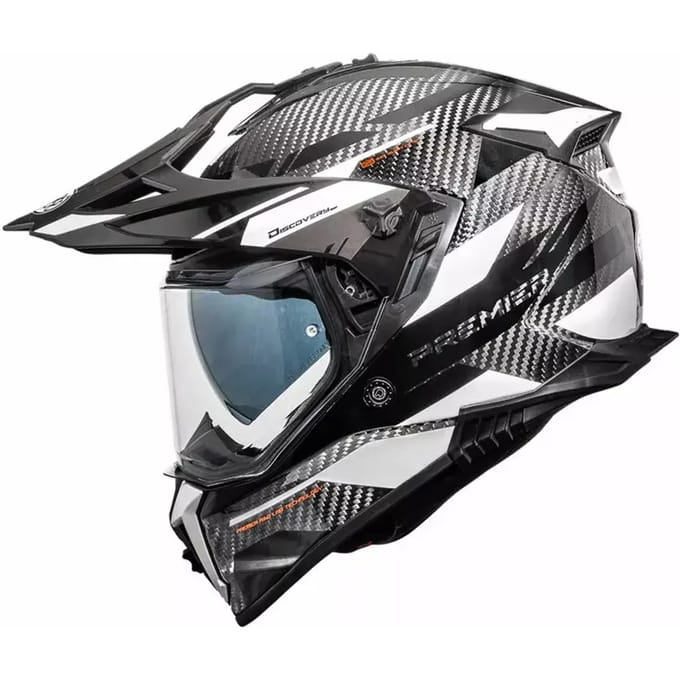Volle motorhelm Premier Discovery EA 8