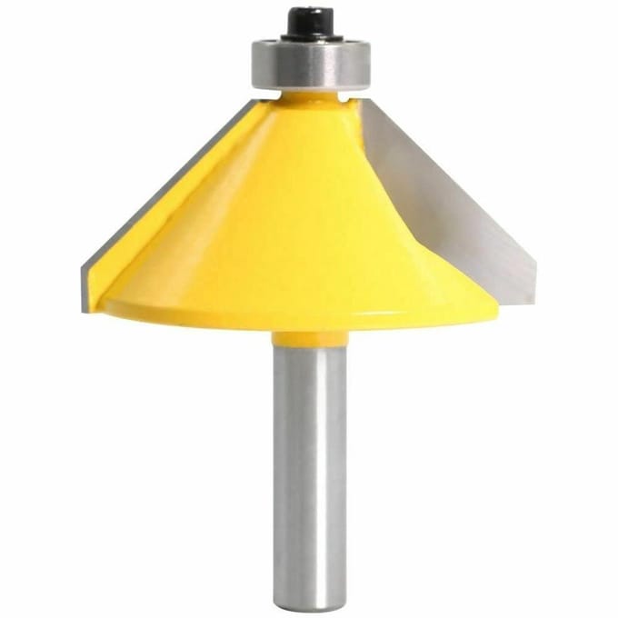 Solidchoice - 45 Graden Freesbit voor Houtbewerking met 8mm Schacht