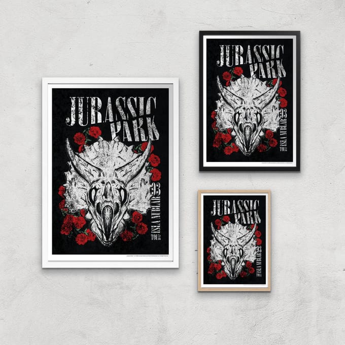 Jurassic Park Isla Nublar 93 Giclee Art Print - A4 - Print Only