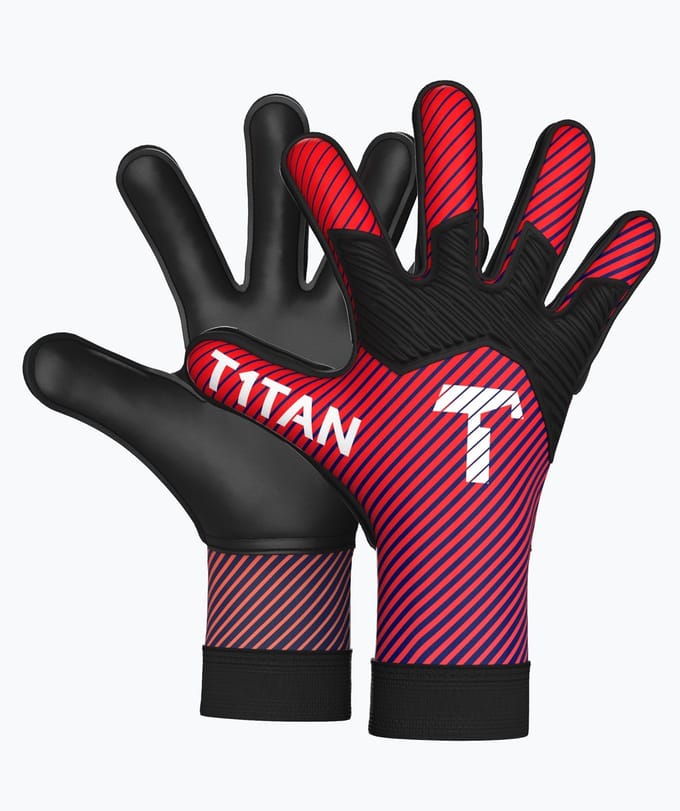 T1TAN Arox 1.0 Red Junior Keepershandschoenen kinderen - Maat 6