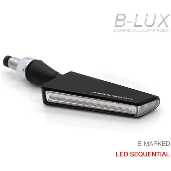 Motorfiets geleide richtingaanwijzers Barracuda SQ-led B-lux