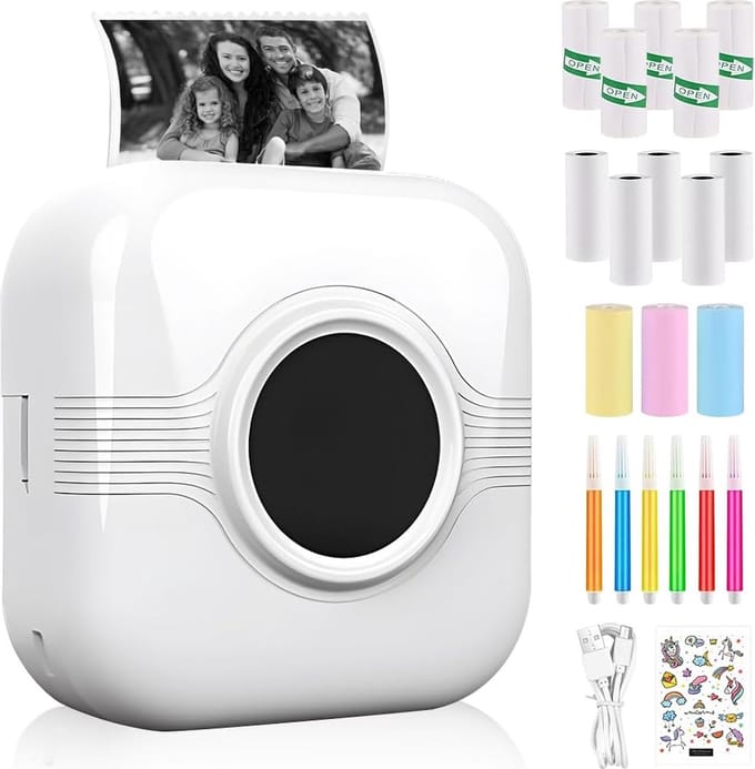 Solacis Sticker printer - Sticker maker - Mini printer - Sticker machine - Stickerprinter - Must have!