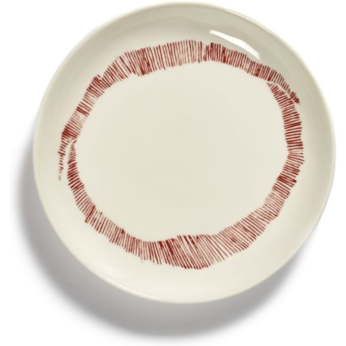 Serax Feast Bord XS - Set - wit / Stripes Rood