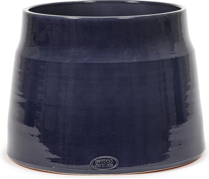 Serax - Glazed shades - Bloempot M - Blauw - 30 Ø