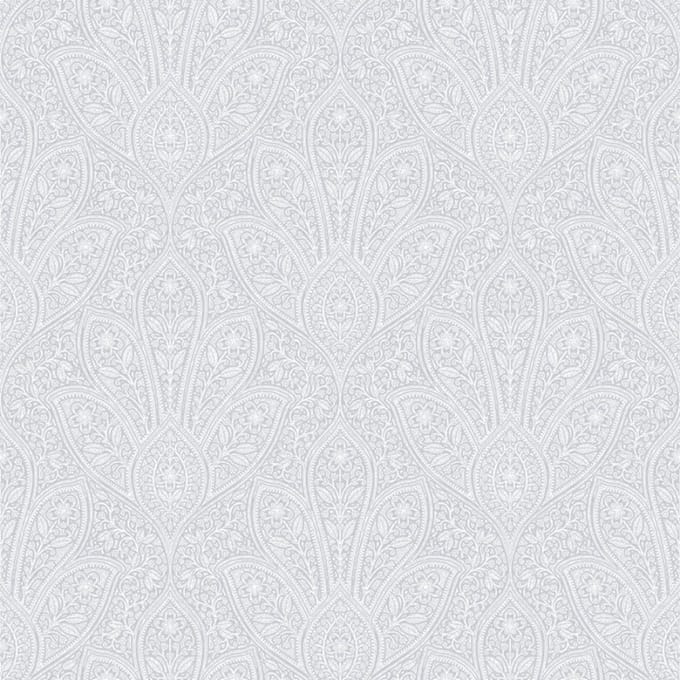 Homestyle - Behangpapier - Paisley - Behang - Lichtgrijs - 0,53 x 10 M.