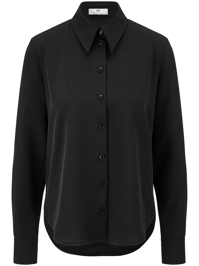 Blouse Van Peter Hahn zwart