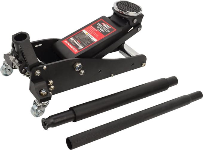 Awtools - Lage Profiel Krik - 1,5T - Dubbele Cilinder - 80-355mm