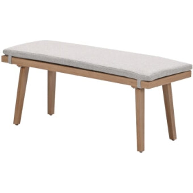Garden Impressions Carrara sportbank light teaklook gobi sand