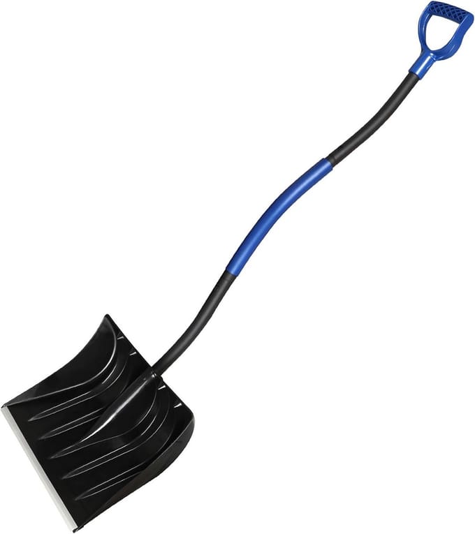 Opvouwbare sneeuwschep met D-grip - ideaal voor auto, tuin en outdoor