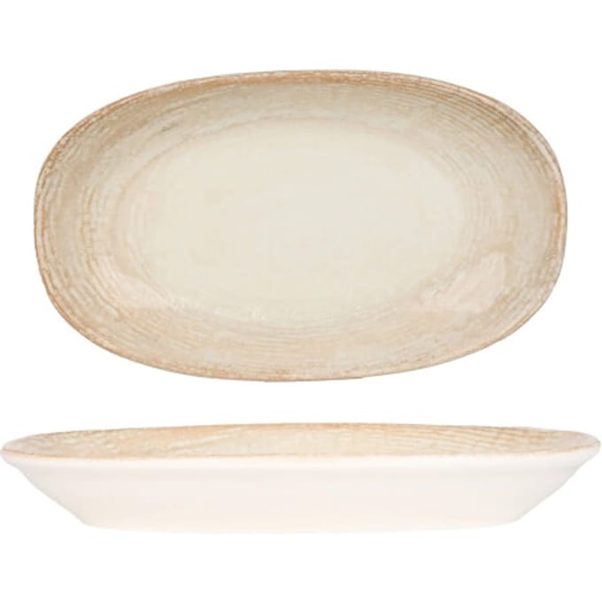 Bonna Serveerschaal - Patera - Porselein - 24x14 cm - set van 2