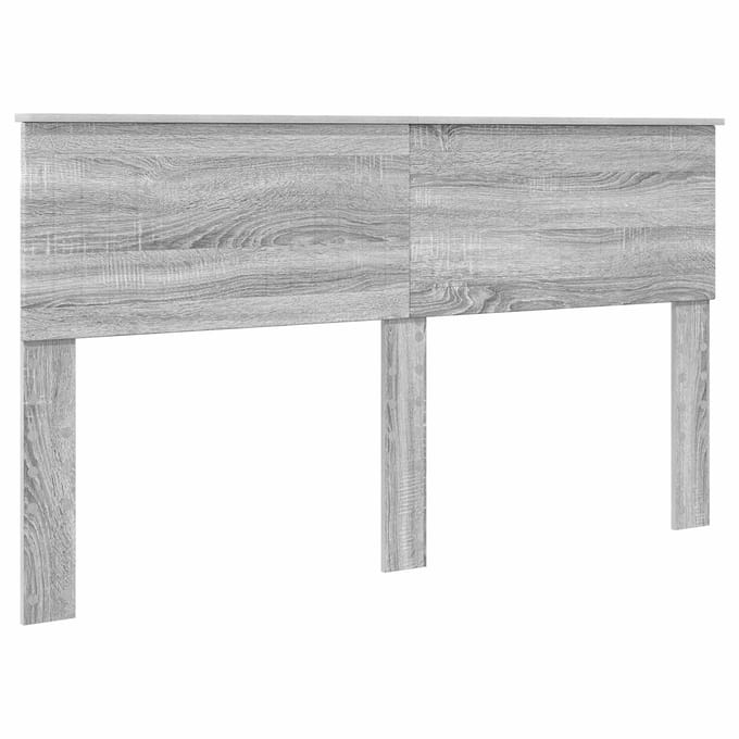 vidaXL Hoofdbord Grijs Sonoma Bewerkt hout