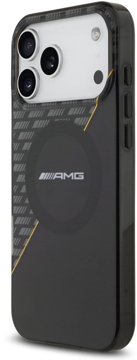 AMG Back Cover - iPhone 17 Pro Max - Zwart - MagSafe - Double Layer - Sportief Design