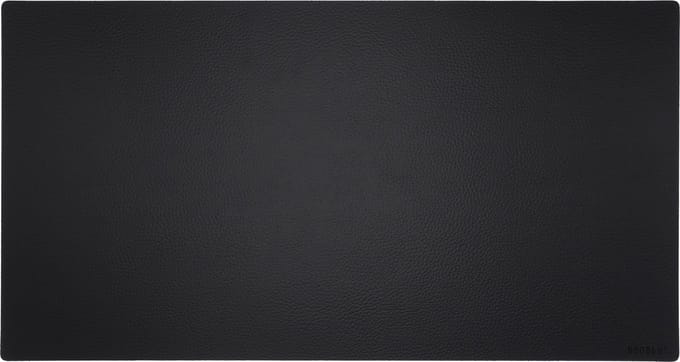NOOBLU DUBL placemat - Midnight black - Charcoal black