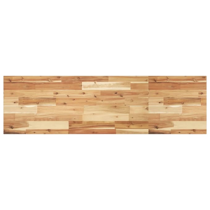 vidaXL - Wastafelblad - met - olieafwerking - 160x40x2 - cm - massief - acaciahout