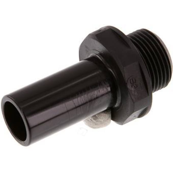 22mm x G3/4'' insteekfitting POM Buitendraad NBR