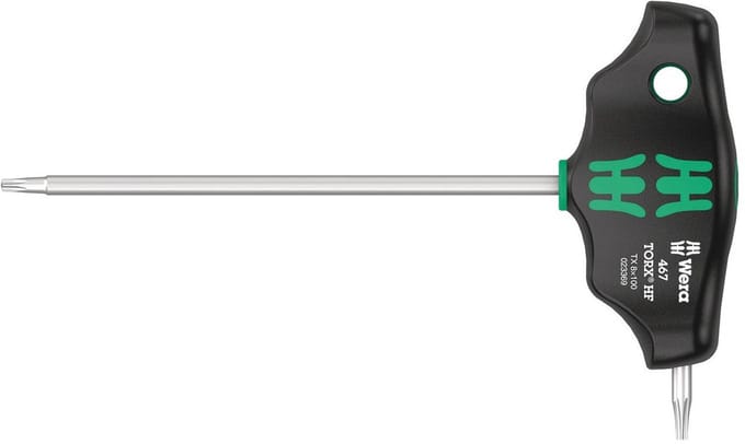 Wera 467 TORX® HF Torx-schroevendraaier Grootte T 8 Koplengte: 100 mm 1 stuk(s)