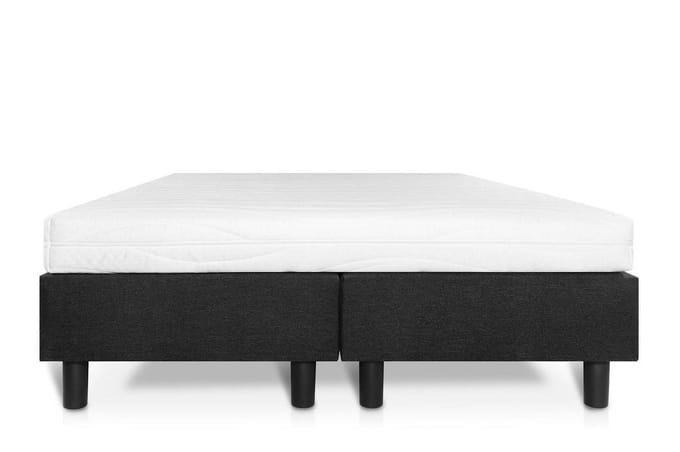 Boxspring Student Basic Zwart - 180x200 cm -  Comfort Foam Matras