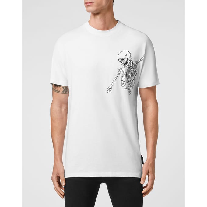 T-Shirt Ronde Hals Skeleton