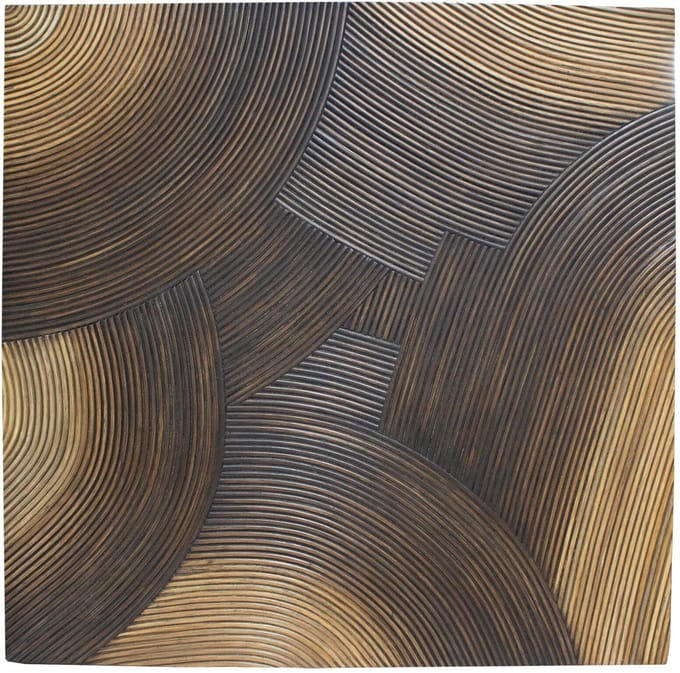 PTMD Casablanca Brown Wallpanel Square Faded Rounds