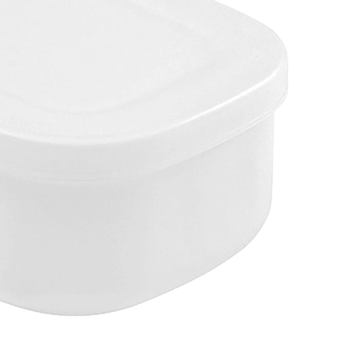 280 ml voedselcontainer, magnetronbestendig, vriezerbestendig, stapelbaar, draagbare koelkast white