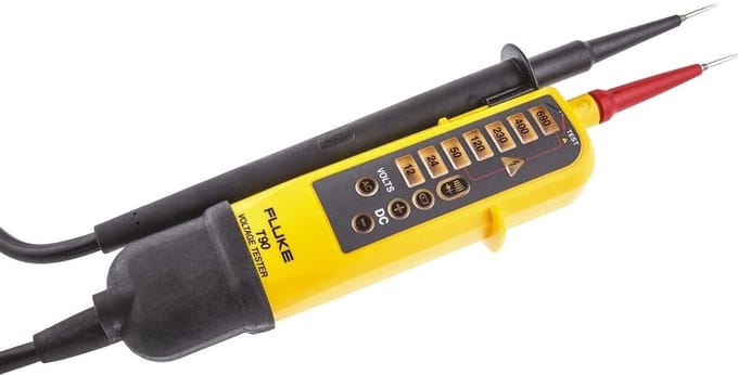 Spannings- en Doorgangstester met LED Indicator en Achtergrondverlichting