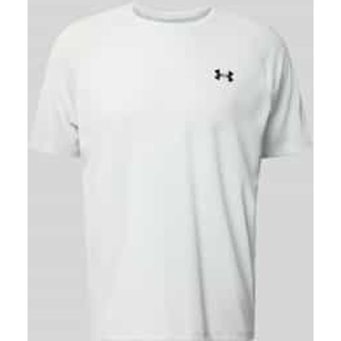 Under Armour UA Tech TextuRood SS-GRY Heren Sportshirt - Distant Grijs - Zwart