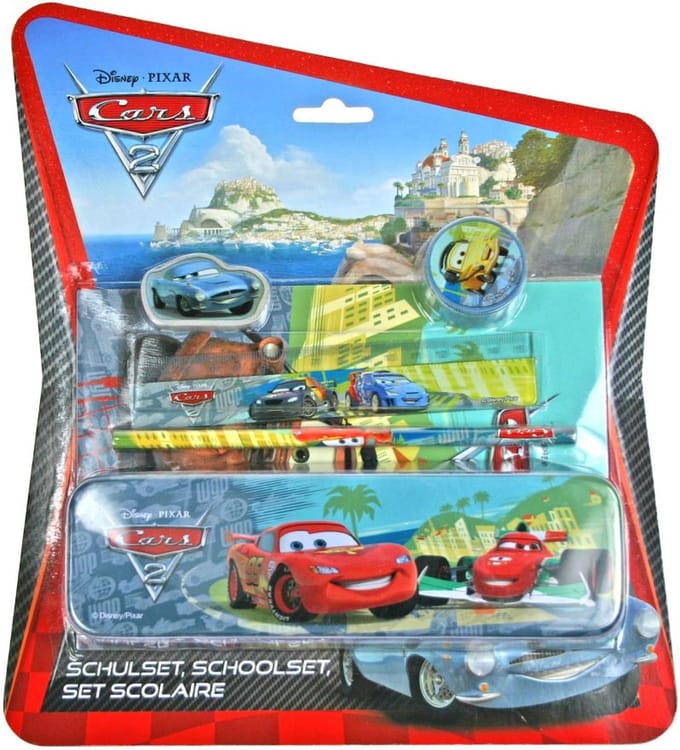 Disney Cars schrijfset pennenblik