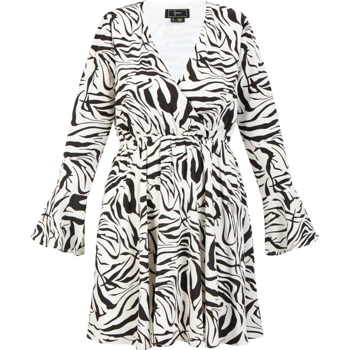 faina Jurk - zebraprint sookie