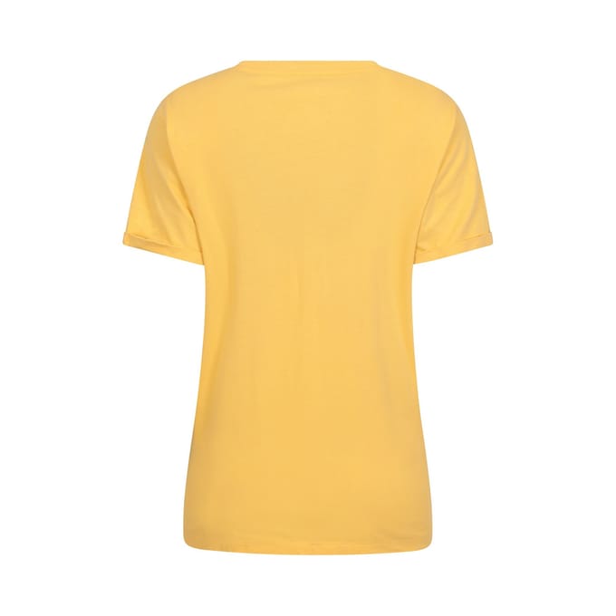 Mountain Warehouse Dames/Dames Libelle Organisch Losjes T-shirt (Lichtgeel)