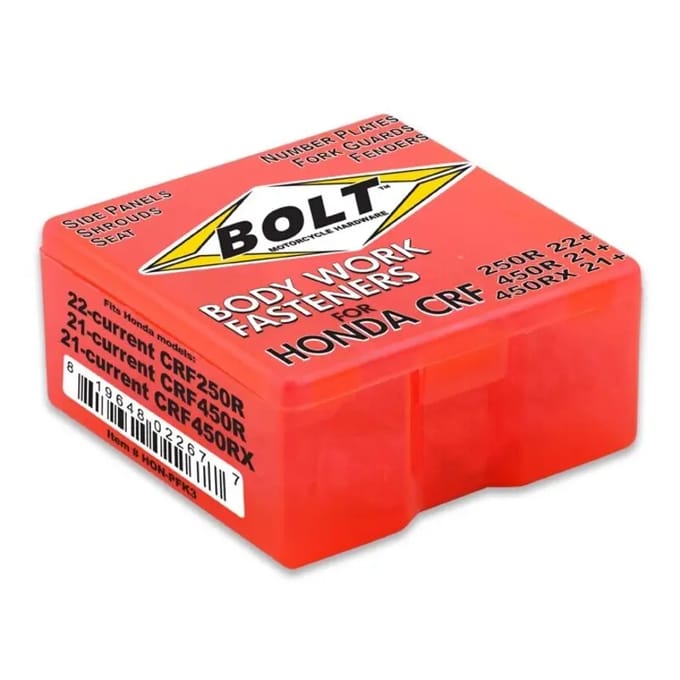 Kit voor motorplastic schroeven Bolt Honda