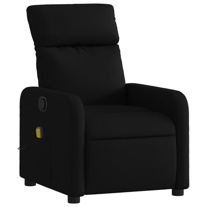 vidaXL - Massagestoel - met - Zwarte - Stof